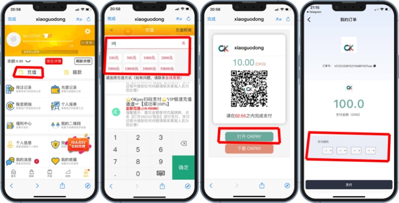 OK钱包充值教程